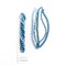 Crystal Lane DIY Glory of the Snow Twisted Glass & Pearls Beads, 5 Strands